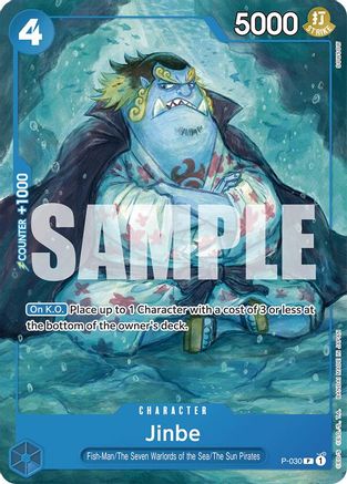 Jinbe (ST17) (Non-Foil) (No Disclaimer) - P-030 - Promo