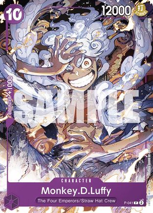 Monkey.D.Luffy (ST18) (P-041) (No Disclaimer) - P-041 - Promo