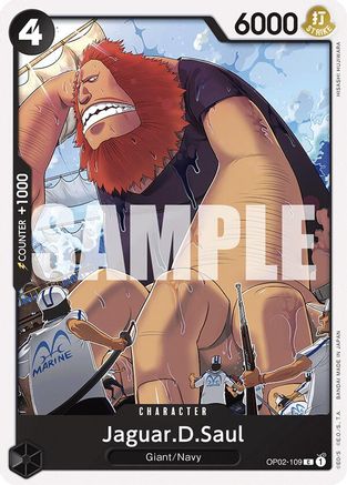 Jaguar.D.Saul (Reprint) - OP02-109 - Common (No Pencil Mark)