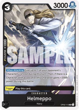 Helmeppo (Reprint) - OP02-113 - Uncommon (No Pencil Mark)