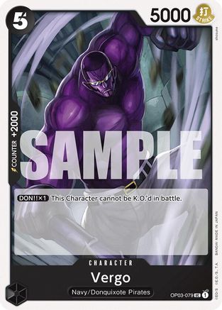 Vergo (Reprint) - OP03-079 - Uncommon (No Pencil Mark)