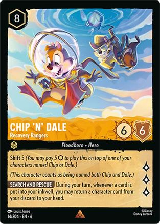 Chip 'n' Dale (Recovery Rangers) - 14/204 - Rare