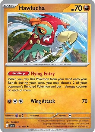 Hawlucha - 118/198 - Rare - Theme Deck Exclusive