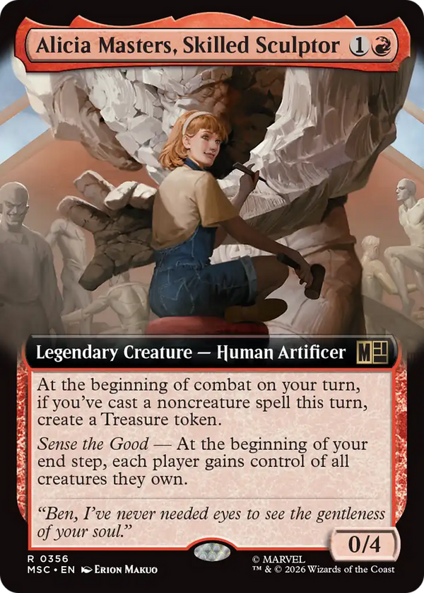Alicia Masters, Skilled Sculptor - Extended Art (MSC) (Pre-Order)