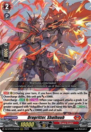 Dragritter, Shalhuub - DZ-BT04/003EN - Triple Rare