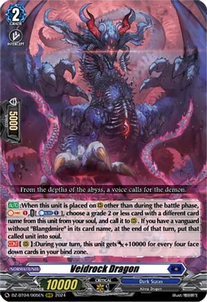 Veidrock Dragon - DZ-BT04/005EN - Triple Rare