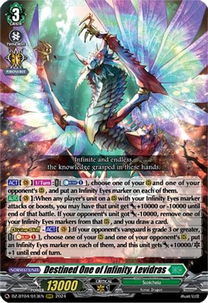 Destined One of Infinity, Levidras - DZ-BT04/013EN - Triple Rare