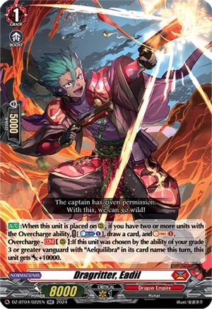 Dragritter, Eadil - DZ-BT04/022EN - Double Rare