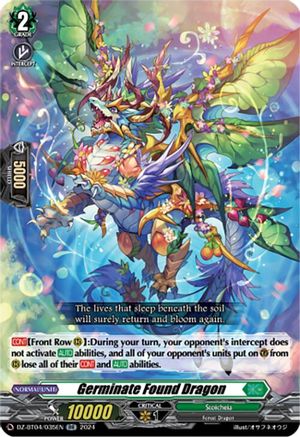 Germinate Found Dragon - DZ-BT04/035EN - Double Rare