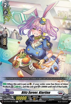 Blitz Server, Kiartina - DZ-BT04/051EN - Rare