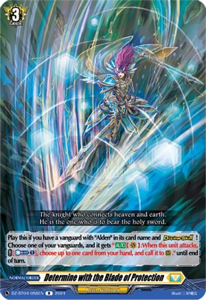 Determine with the Blade of Protection - DZ-BT04/058EN - Rare