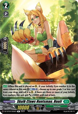 Skulk Claws Huntsman, Huuli - DZ-BT04/059EN - Rare
