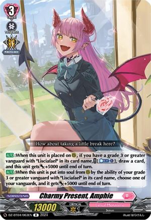 Charmy Present, Amphie - DZ-BT04/063EN - Rare
