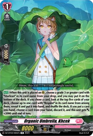 Organic Umbrella, Khcek - DZ-BT04/065EN - Rare