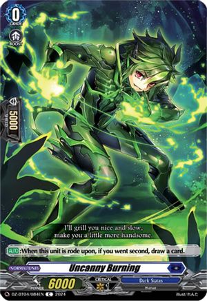 Uncanny Burning - DZ-BT04/084EN - Common