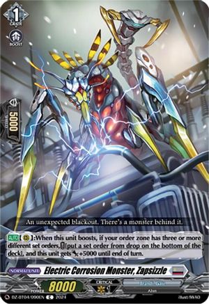 Electric Corrosion Monster, Zapsizzle - DZ-BT04/090EN - Common
