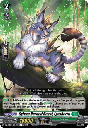 Sylvan Horned Beast, Lynxkerra - DZ-BT04/104EN - Common