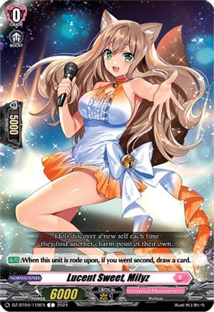 Lucent Sweet, Milyz - DZ-BT04/119EN - Common