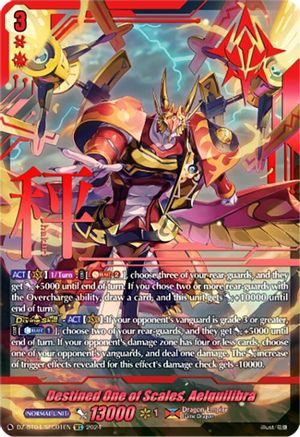 Destined One of Scales, Aelquilibra (SEC) - DZ-BT04/SEC01EN - SEC