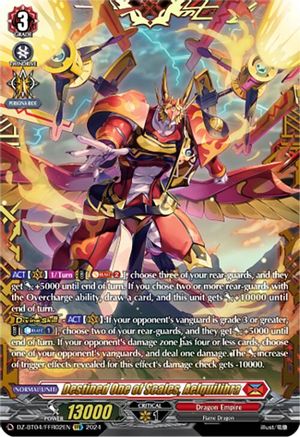 Destined One of Scales, Aelquilibra (FFR) - DZ-BT04/FFR02EN - Double Frame Rare