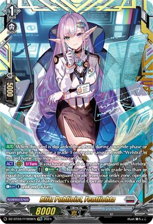 Blitz Publicist, Fentlichta (FFR) - DZ-BT04/FFR09EN - Double Frame Rare