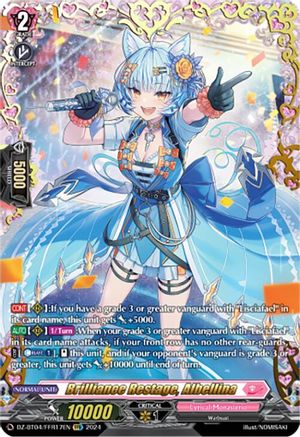 Brilliance Restage, Albellina (FFR) - DZ-BT04/FFR17EN - Double Frame Rare