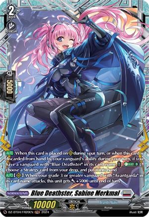 Blue Deathster, Sabine Merkmal (FR) - DZ-BT04/FR20EN - Frame Rare