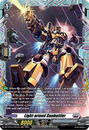 Light-armed Gunbattler (FR) - DZ-BT04/FR24EN - Frame Rare