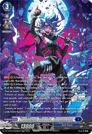 Providence Disorder, Baromagnes (SR) - DZ-BT04/SR08EN - Silver Rare