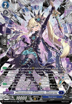 Momentary Stillness, Shueren (SR) - DZ-BT04/SR12EN - Silver Rare