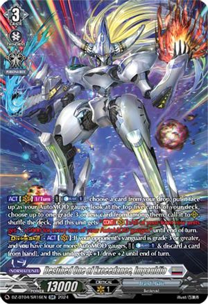 Destined One of Exceedance, Impauldio (SR) - DZ-BT04/SR16EN - Silver Rare