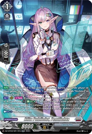 Blitz Publicist, Fentlichta (SR) - DZ-BT04/SR17EN - Silver Rare
