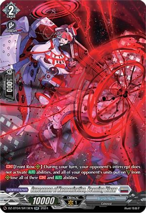 Guncannon of Harmonization, Beaming Blazar (SR) - DZ-BT04/SR19EN - Silver Rare