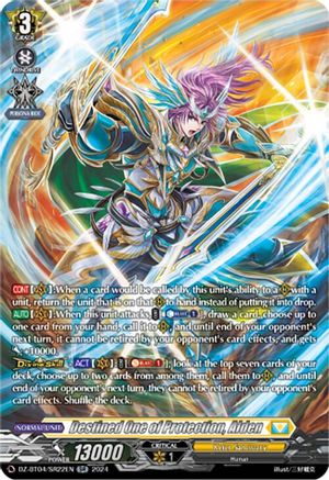 Destined One of Protection, Alden (SR) - DZ-BT04/SR22EN - Silver Rare