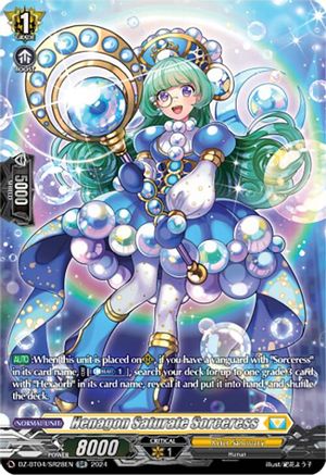 Henagon Saturate Sorceress (SR) - DZ-BT04/SR28EN - Silver Rare
