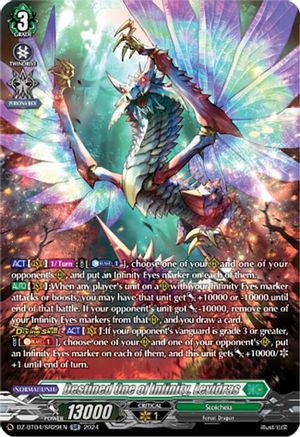 Destined One of Infinity, Levidras (SR) - DZ-BT04/SR29EN - Silver Rare