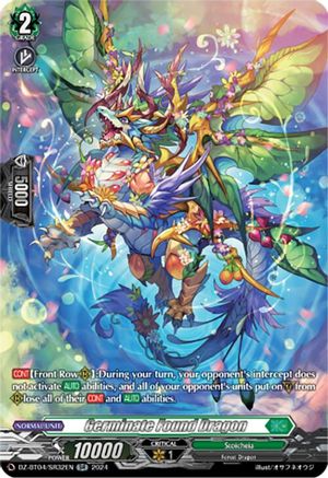 Germinate Found Dragon (SR) - DZ-BT04/SR32EN - Silver Rare