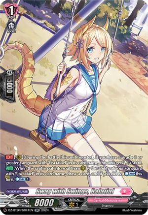 Sway with Swings, Balatial (SR) - DZ-BT04/SR41EN - Silver Rare