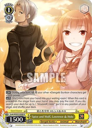 Spice and Wolf, Lawrence & Holo - Gok/WS02-E008R - Rare