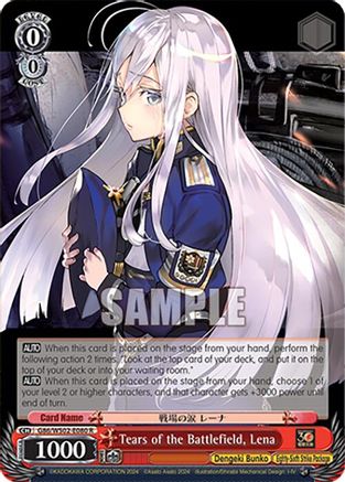 Tears of the Battlefield, Lena - G86/WS02-E080R - Rare