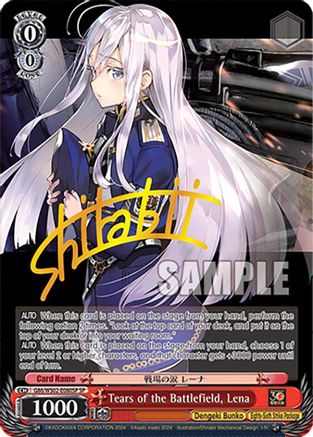 Tears of the Battlefield, Lena (SP) - G86/WS02-E080SPSP - Special Rare