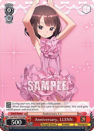 Anniversary, LLENN (RRR) - Ggg/WS02-TE23RRRR - Triple Rare