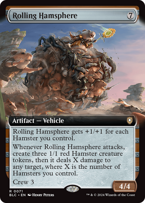 Rolling Hamsphere - Extended Art (BLC)