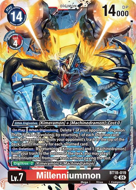 Millenniummon - BT18-019 - Super Rare