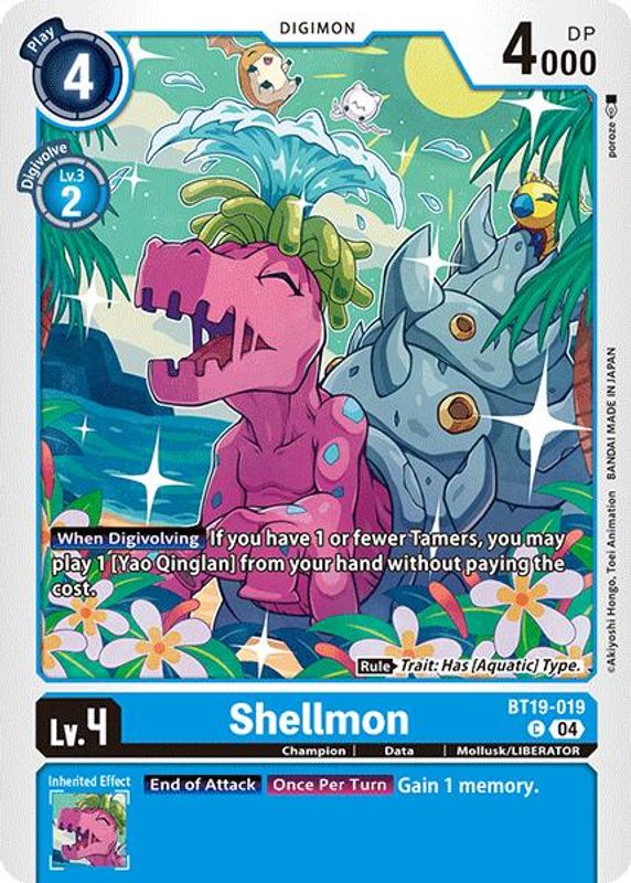 Shellmon - BT19-019 - Common