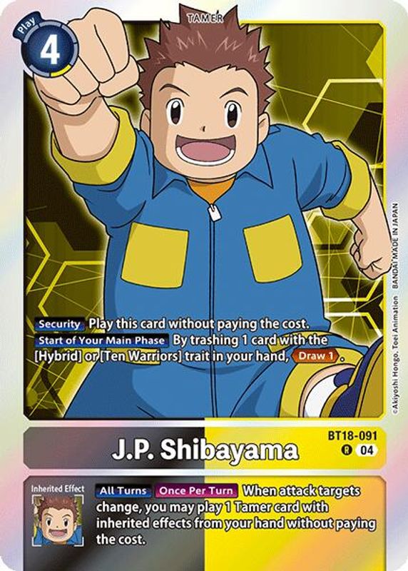 J.P. Shibayama - BT18-091 - Rare