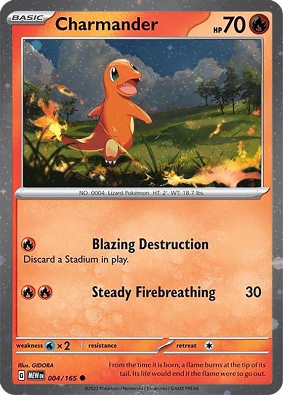 Charmander - 004/165 - Promo