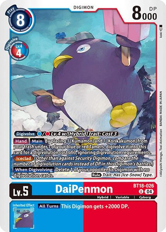 DaiPenmon - BT18-026 - Uncommon