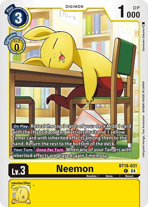 Neemon - BT18-031 - Common