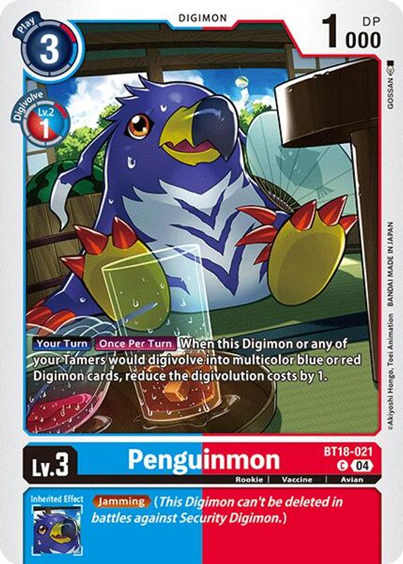 Penguinmon - BT18-021 - Common